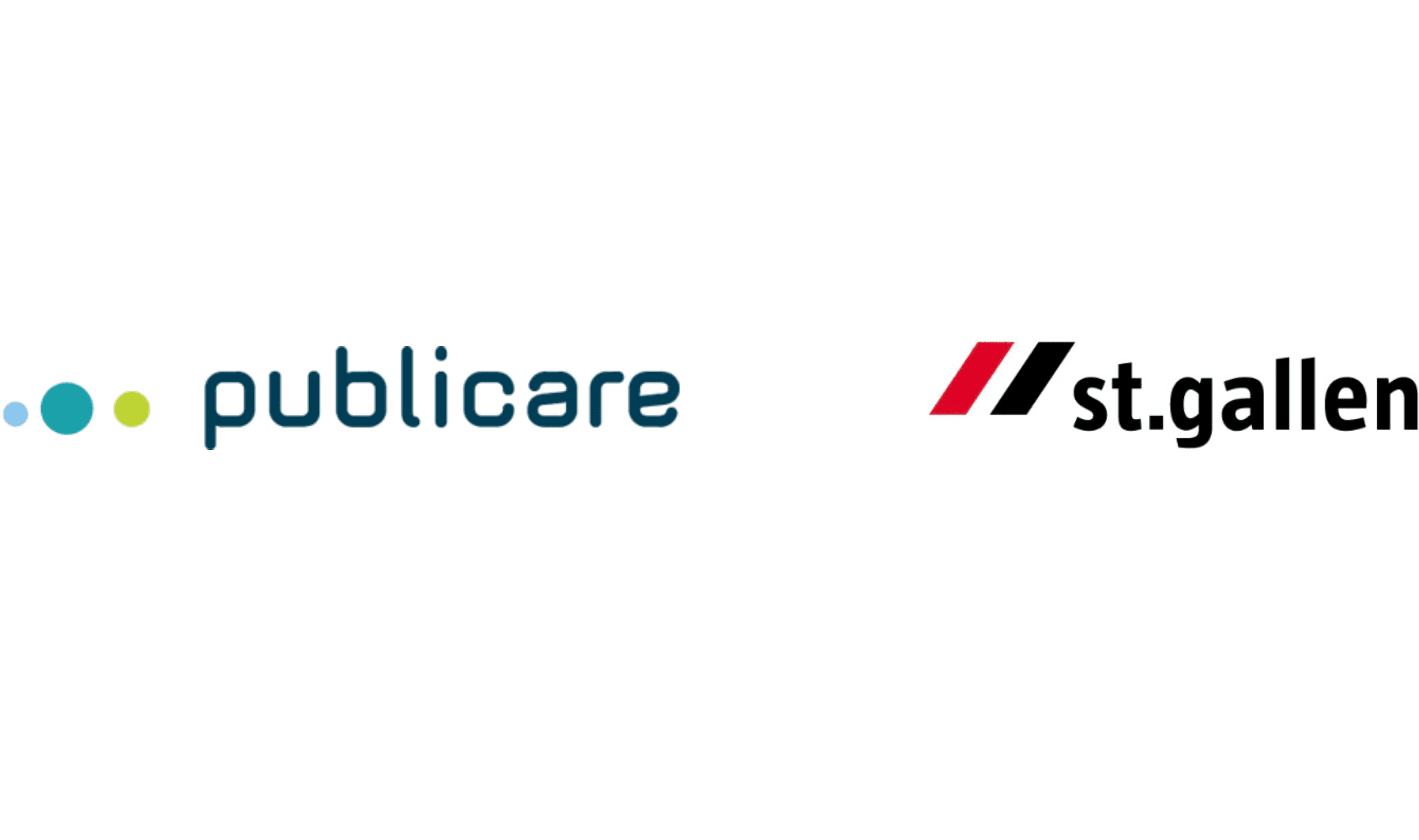 Logo der Stadt St.Gallen und von Publicare
